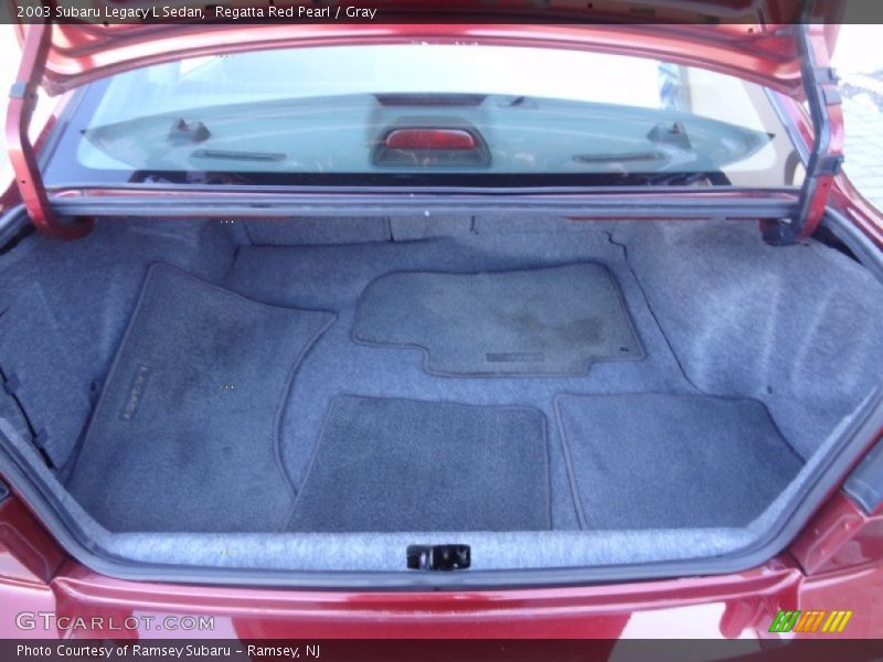 Regatta Red Pearl / Gray 2003 Subaru Legacy L Sedan
