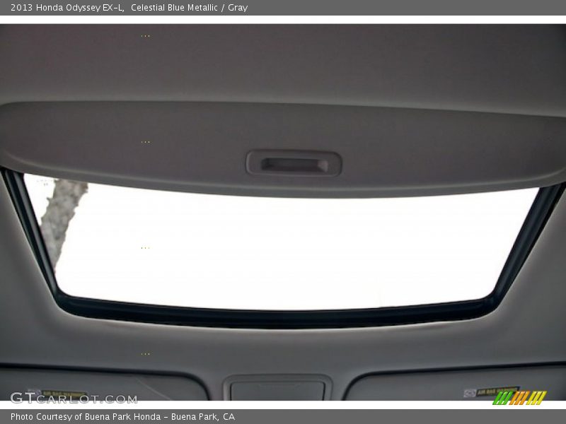 Celestial Blue Metallic / Gray 2013 Honda Odyssey EX-L