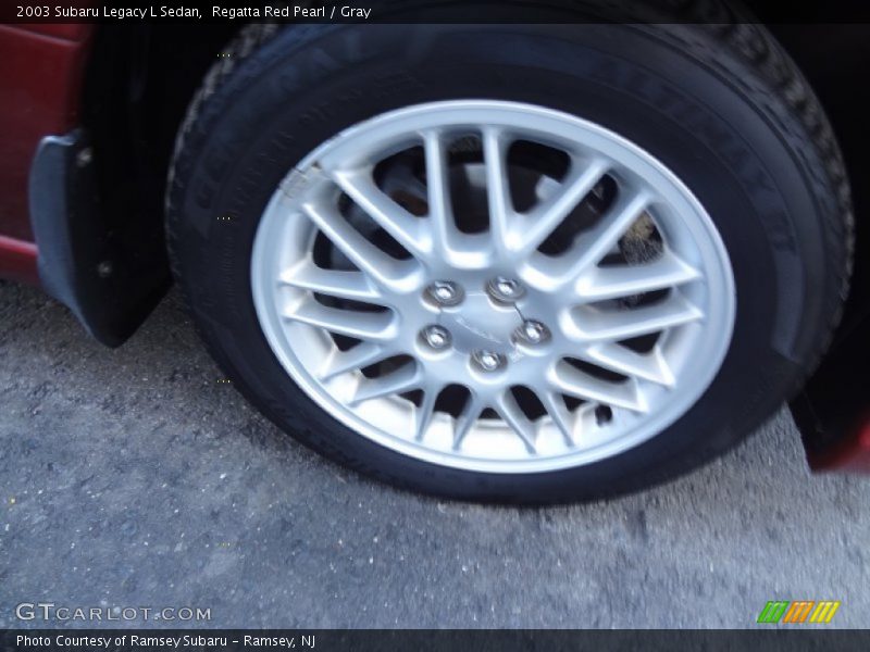 Regatta Red Pearl / Gray 2003 Subaru Legacy L Sedan