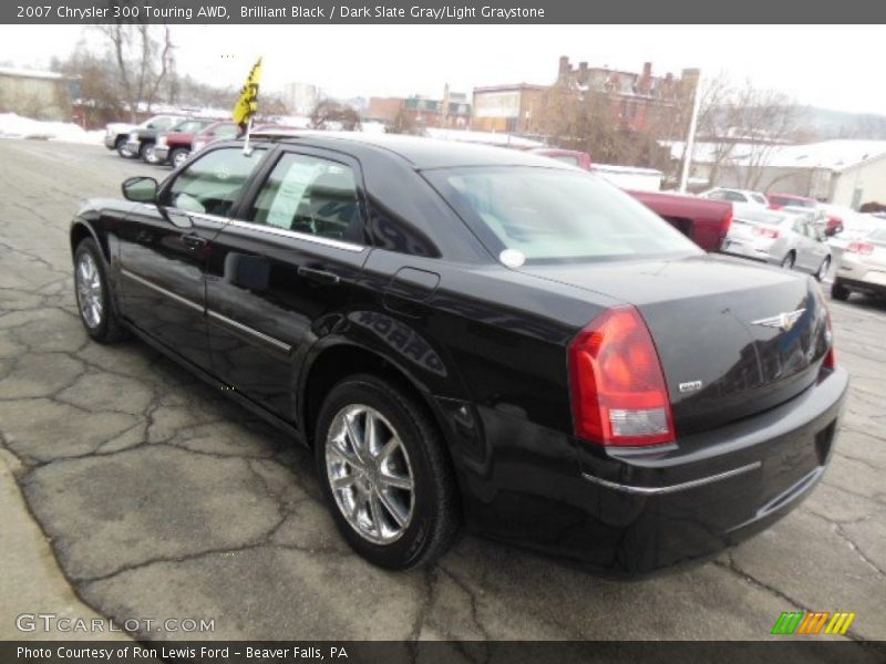 Brilliant Black / Dark Slate Gray/Light Graystone 2007 Chrysler 300 Touring AWD