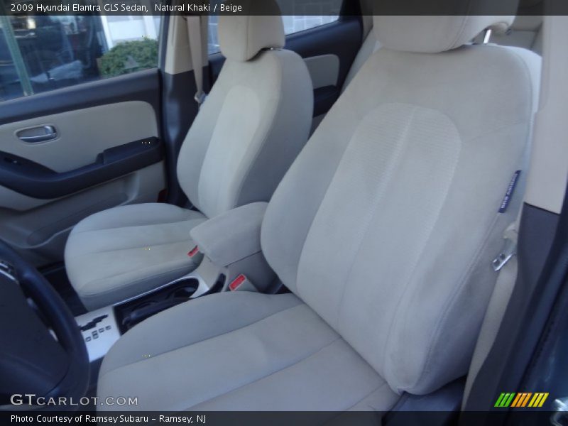 Natural Khaki / Beige 2009 Hyundai Elantra GLS Sedan