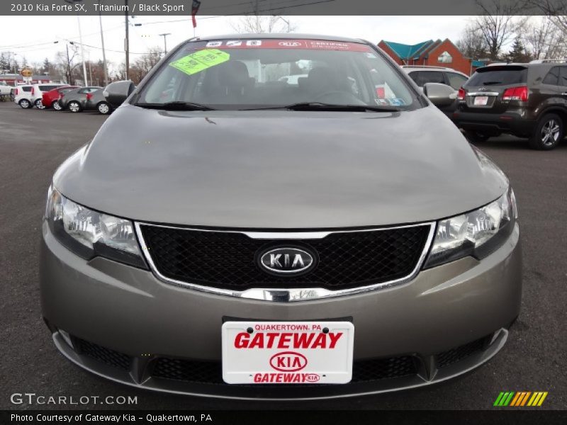 Titanium / Black Sport 2010 Kia Forte SX