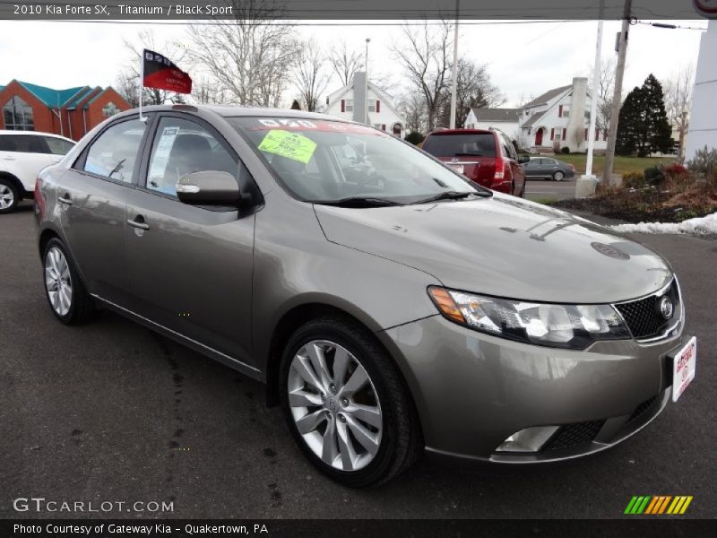 Titanium / Black Sport 2010 Kia Forte SX