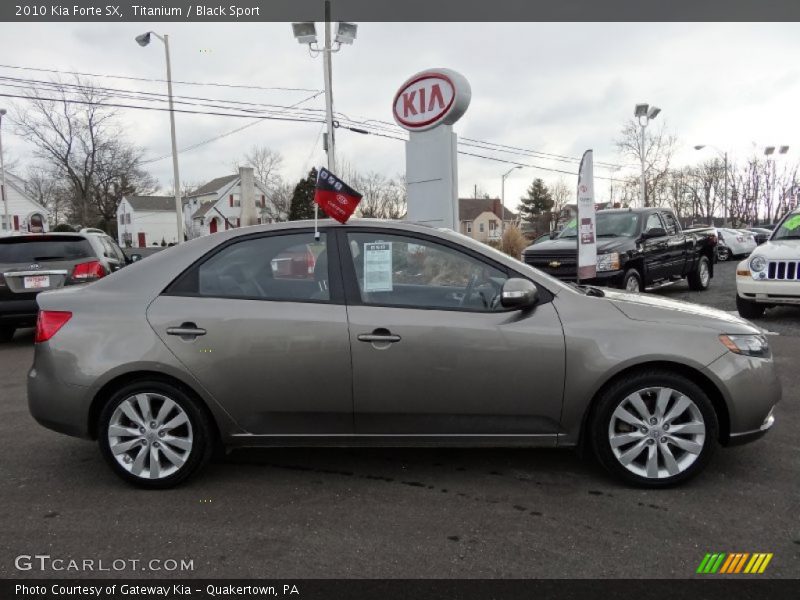 Titanium / Black Sport 2010 Kia Forte SX