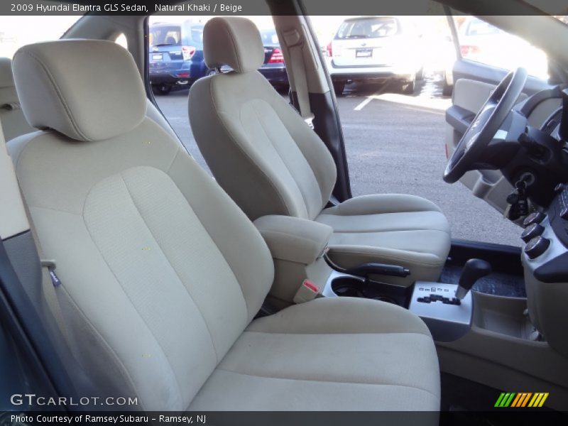 Natural Khaki / Beige 2009 Hyundai Elantra GLS Sedan