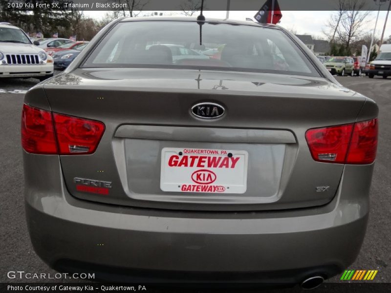Titanium / Black Sport 2010 Kia Forte SX