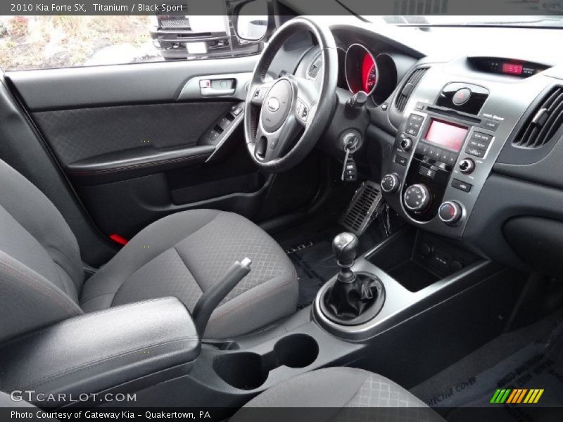Titanium / Black Sport 2010 Kia Forte SX