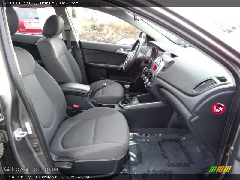 Titanium / Black Sport 2010 Kia Forte SX