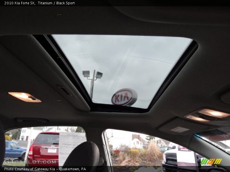 Titanium / Black Sport 2010 Kia Forte SX