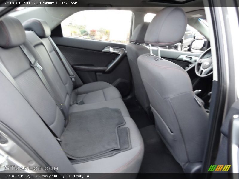 Titanium / Black Sport 2010 Kia Forte SX
