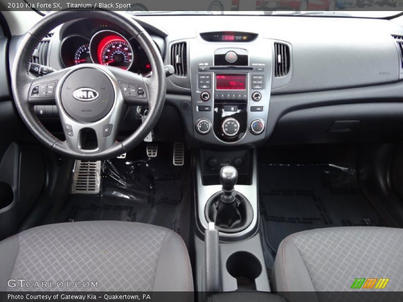 Titanium / Black Sport 2010 Kia Forte SX