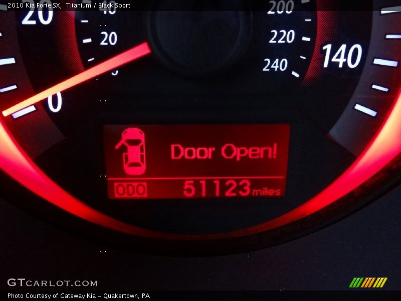 Titanium / Black Sport 2010 Kia Forte SX