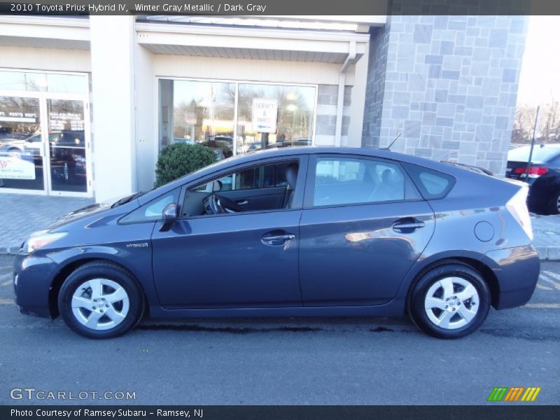 Winter Gray Metallic / Dark Gray 2010 Toyota Prius Hybrid IV