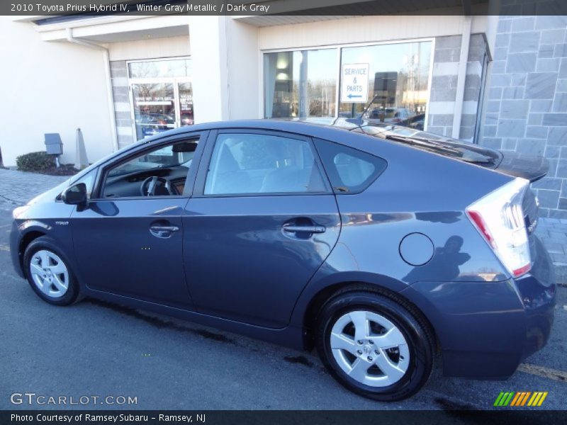 Winter Gray Metallic / Dark Gray 2010 Toyota Prius Hybrid IV