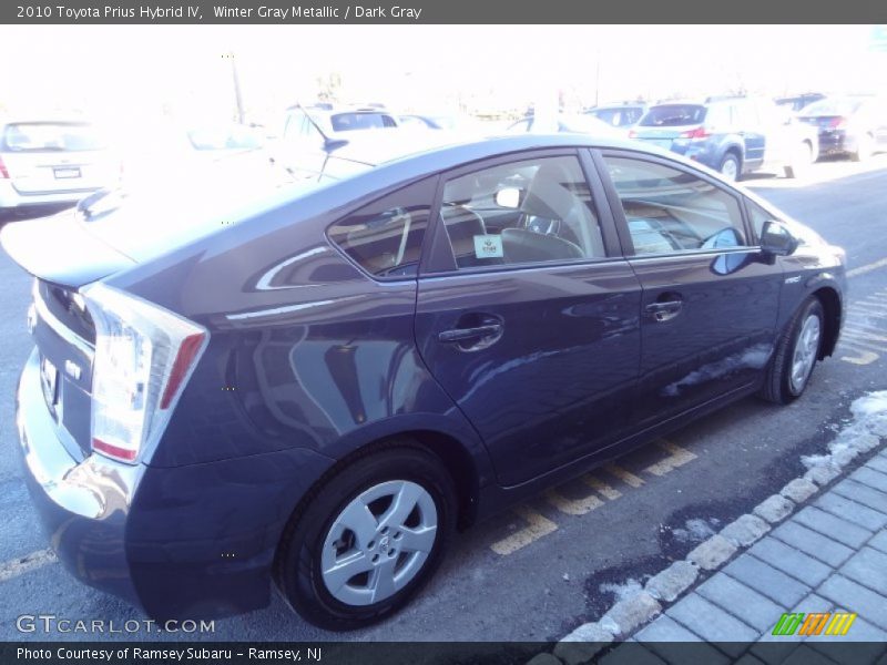 Winter Gray Metallic / Dark Gray 2010 Toyota Prius Hybrid IV