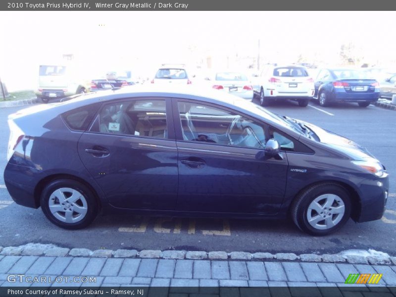 Winter Gray Metallic / Dark Gray 2010 Toyota Prius Hybrid IV