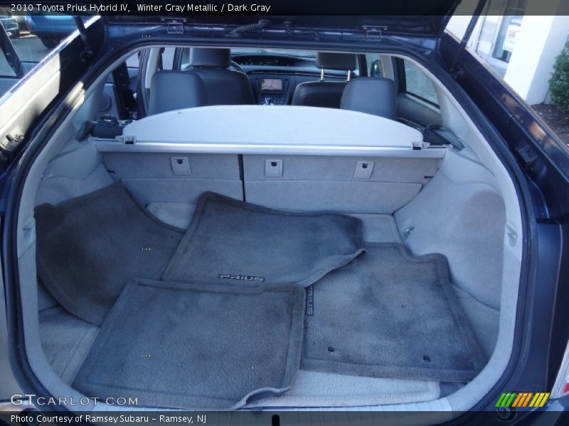 Winter Gray Metallic / Dark Gray 2010 Toyota Prius Hybrid IV