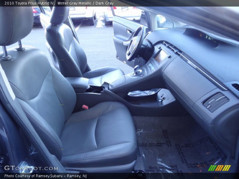 Winter Gray Metallic / Dark Gray 2010 Toyota Prius Hybrid IV