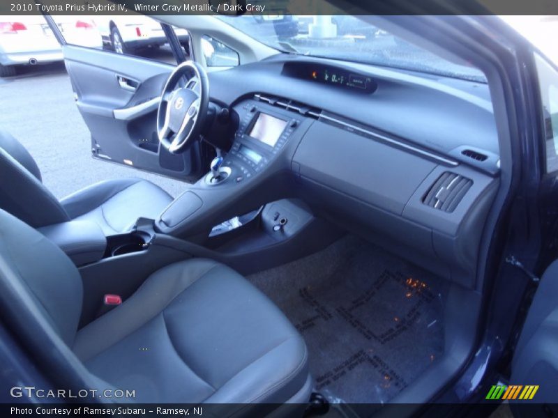 Winter Gray Metallic / Dark Gray 2010 Toyota Prius Hybrid IV