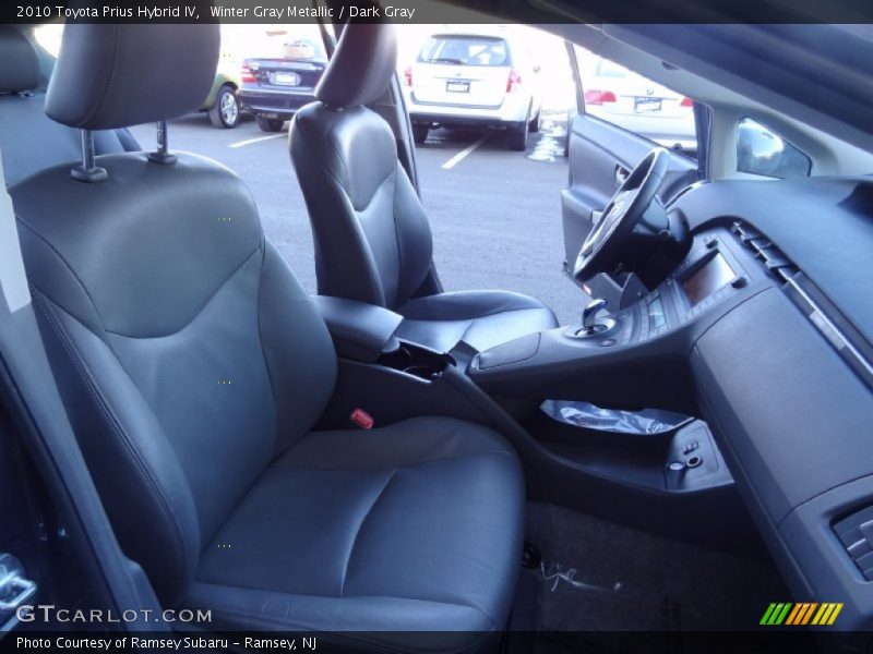 Winter Gray Metallic / Dark Gray 2010 Toyota Prius Hybrid IV