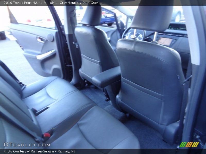 Winter Gray Metallic / Dark Gray 2010 Toyota Prius Hybrid IV