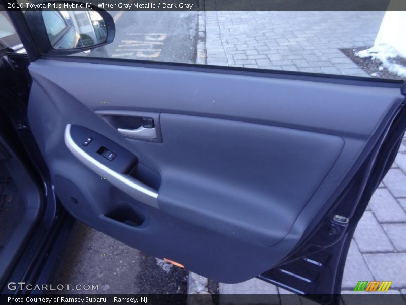 Winter Gray Metallic / Dark Gray 2010 Toyota Prius Hybrid IV