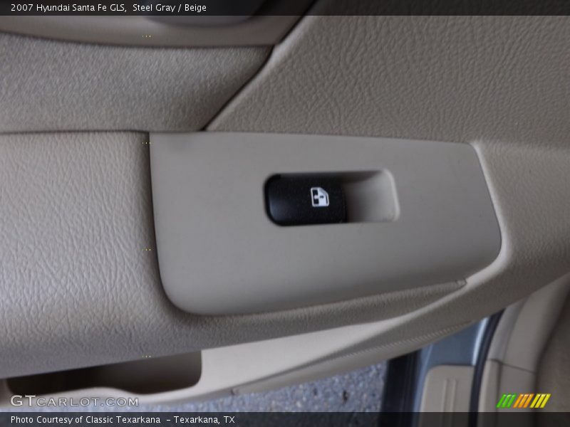 Steel Gray / Beige 2007 Hyundai Santa Fe GLS