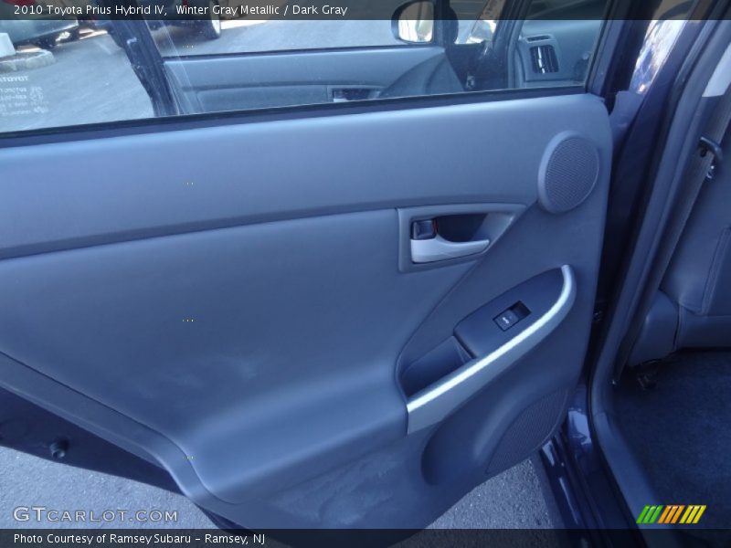 Winter Gray Metallic / Dark Gray 2010 Toyota Prius Hybrid IV