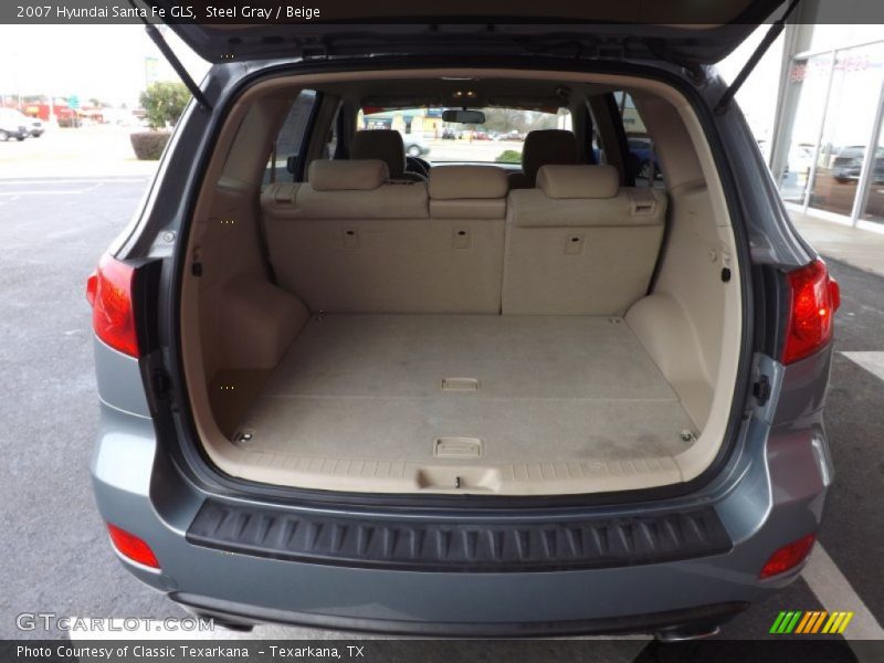 Steel Gray / Beige 2007 Hyundai Santa Fe GLS