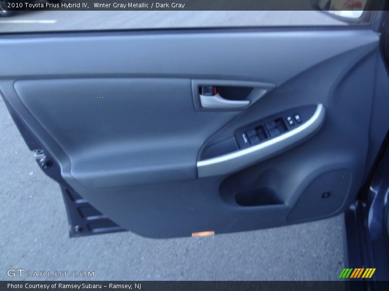 Winter Gray Metallic / Dark Gray 2010 Toyota Prius Hybrid IV