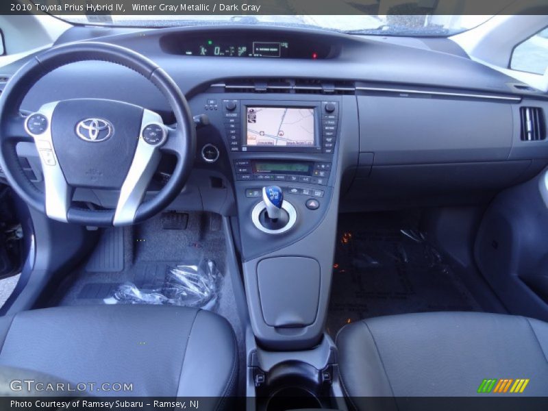 Winter Gray Metallic / Dark Gray 2010 Toyota Prius Hybrid IV