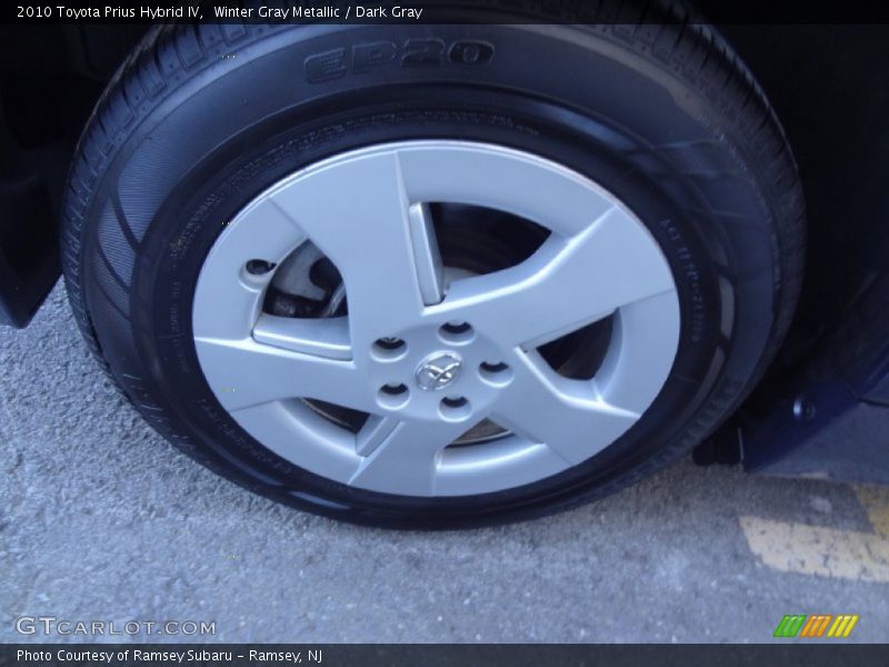 Winter Gray Metallic / Dark Gray 2010 Toyota Prius Hybrid IV