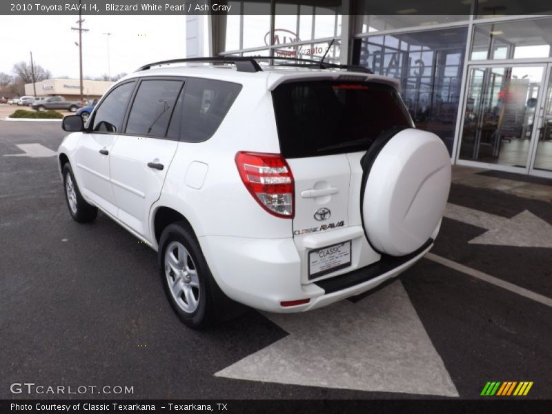 Blizzard White Pearl / Ash Gray 2010 Toyota RAV4 I4