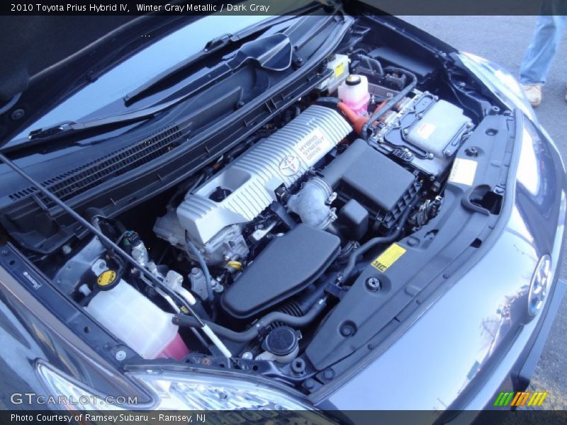 Winter Gray Metallic / Dark Gray 2010 Toyota Prius Hybrid IV