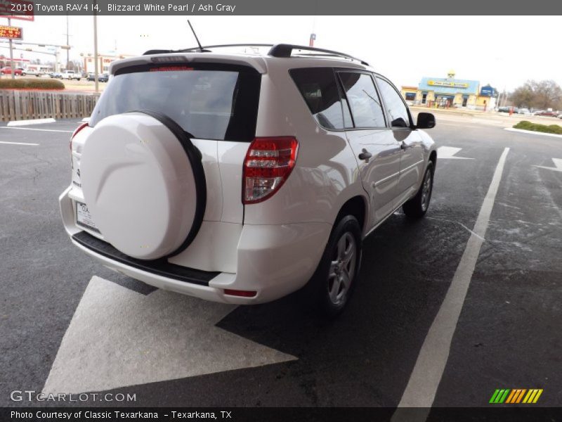 Blizzard White Pearl / Ash Gray 2010 Toyota RAV4 I4
