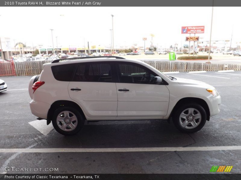 Blizzard White Pearl / Ash Gray 2010 Toyota RAV4 I4