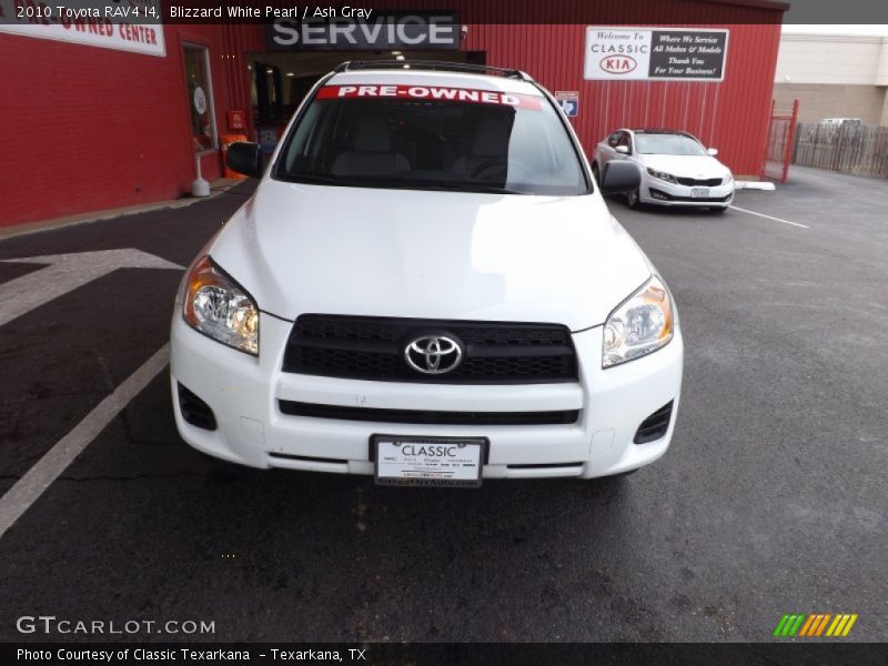 Blizzard White Pearl / Ash Gray 2010 Toyota RAV4 I4