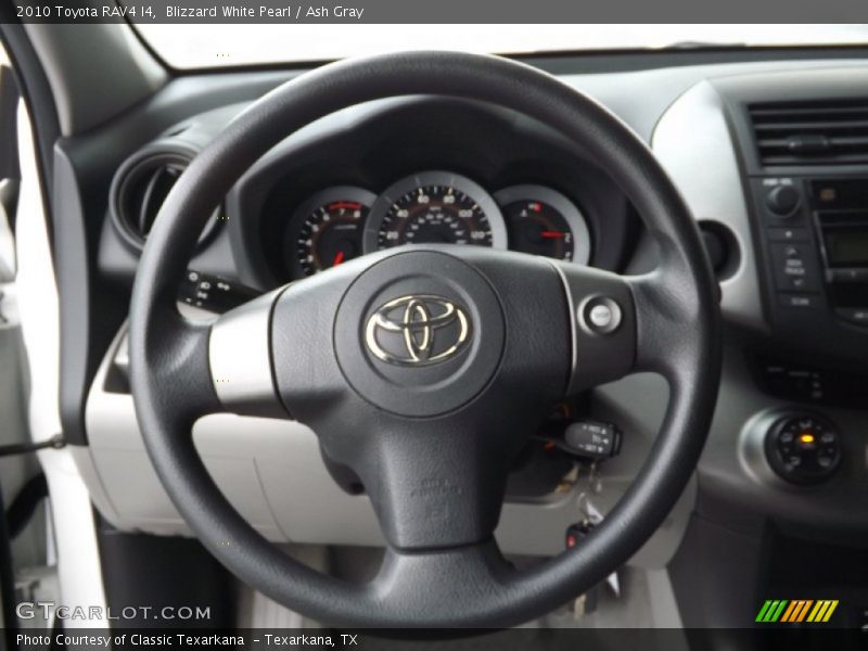 Blizzard White Pearl / Ash Gray 2010 Toyota RAV4 I4