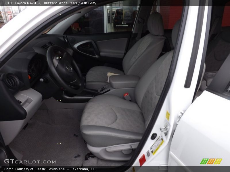 Blizzard White Pearl / Ash Gray 2010 Toyota RAV4 I4