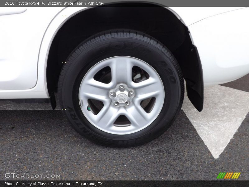 Blizzard White Pearl / Ash Gray 2010 Toyota RAV4 I4