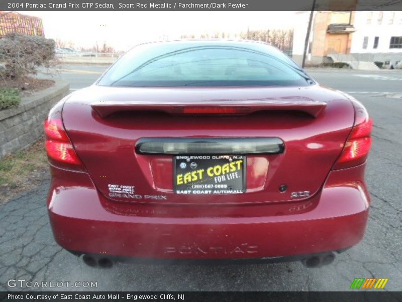 Sport Red Metallic / Parchment/Dark Pewter 2004 Pontiac Grand Prix GTP Sedan