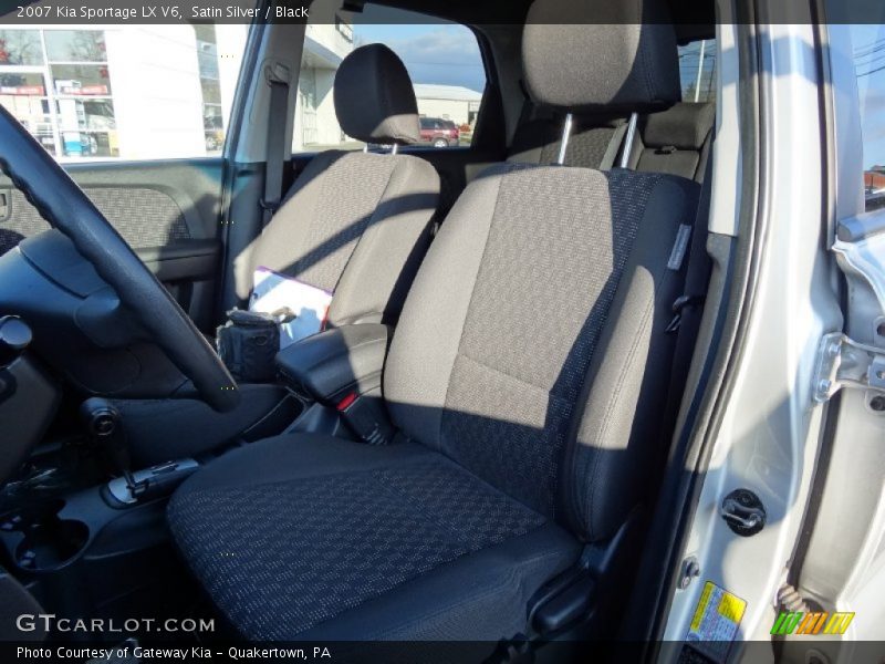 Satin Silver / Black 2007 Kia Sportage LX V6