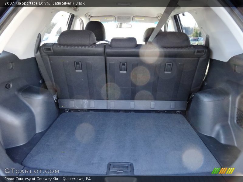 Satin Silver / Black 2007 Kia Sportage LX V6