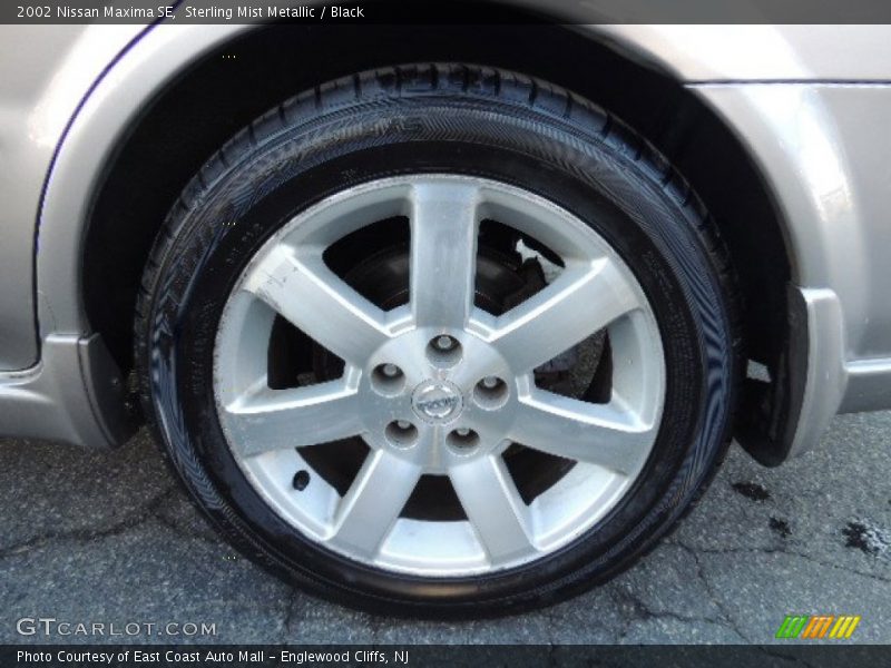 Sterling Mist Metallic / Black 2002 Nissan Maxima SE