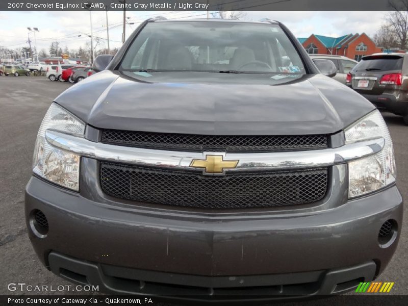 Granite Gray Metallic / Light Gray 2007 Chevrolet Equinox LT AWD