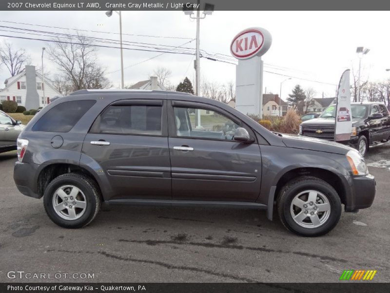 Granite Gray Metallic / Light Gray 2007 Chevrolet Equinox LT AWD