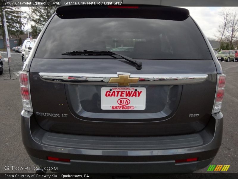 Granite Gray Metallic / Light Gray 2007 Chevrolet Equinox LT AWD