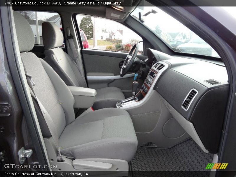 Granite Gray Metallic / Light Gray 2007 Chevrolet Equinox LT AWD