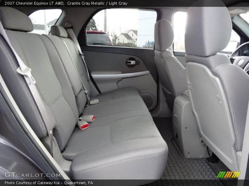 Granite Gray Metallic / Light Gray 2007 Chevrolet Equinox LT AWD