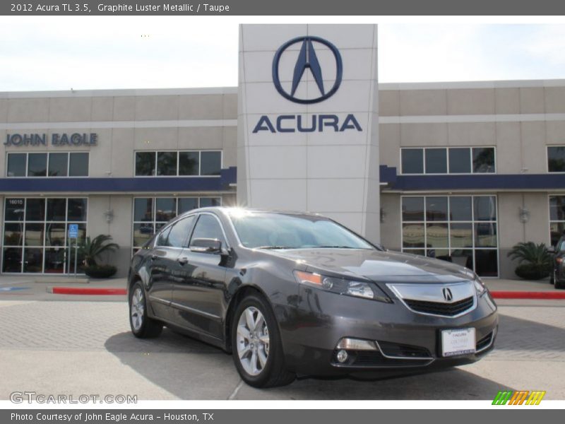 Graphite Luster Metallic / Taupe 2012 Acura TL 3.5